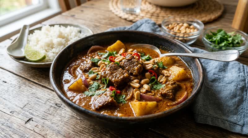 Massaman Curry with Beef
