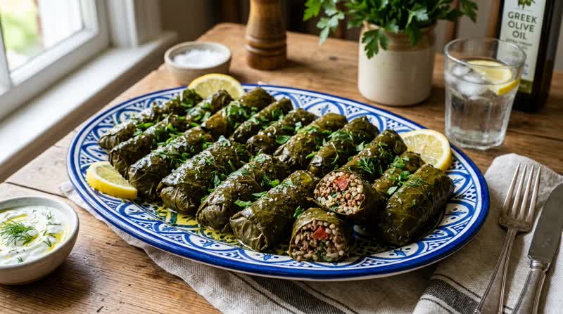 Stuffed Grape Leaves (Dolma)
