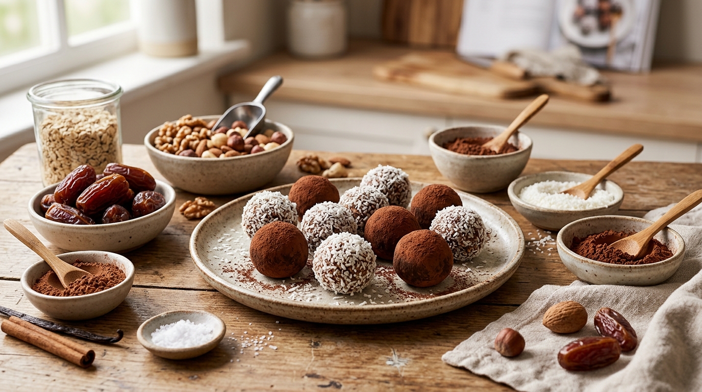 Date and nut energy balls
