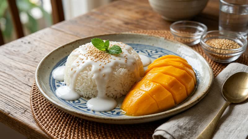 Mango Sticky Rice (Khao Niew Mamuang)