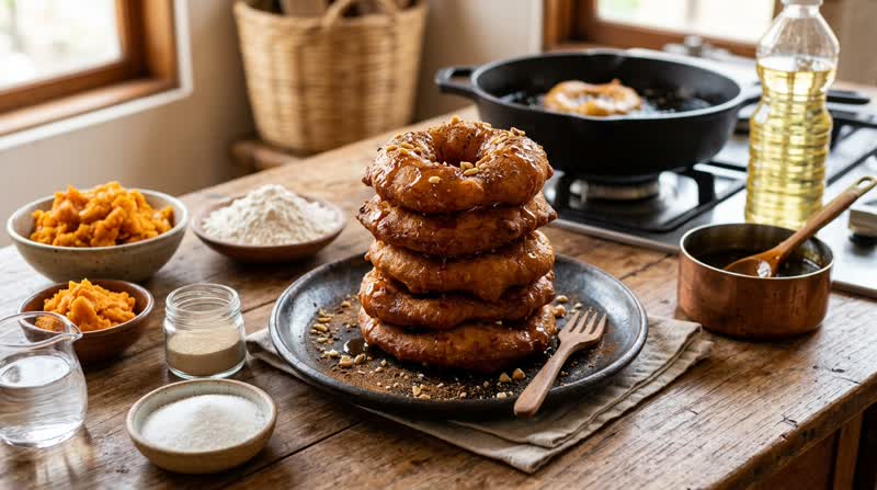 Picarones (Peruvian Sweet Potato Doughnuts)