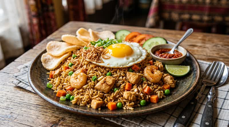 Indonesian Nasi Goreng (Fried Rice)