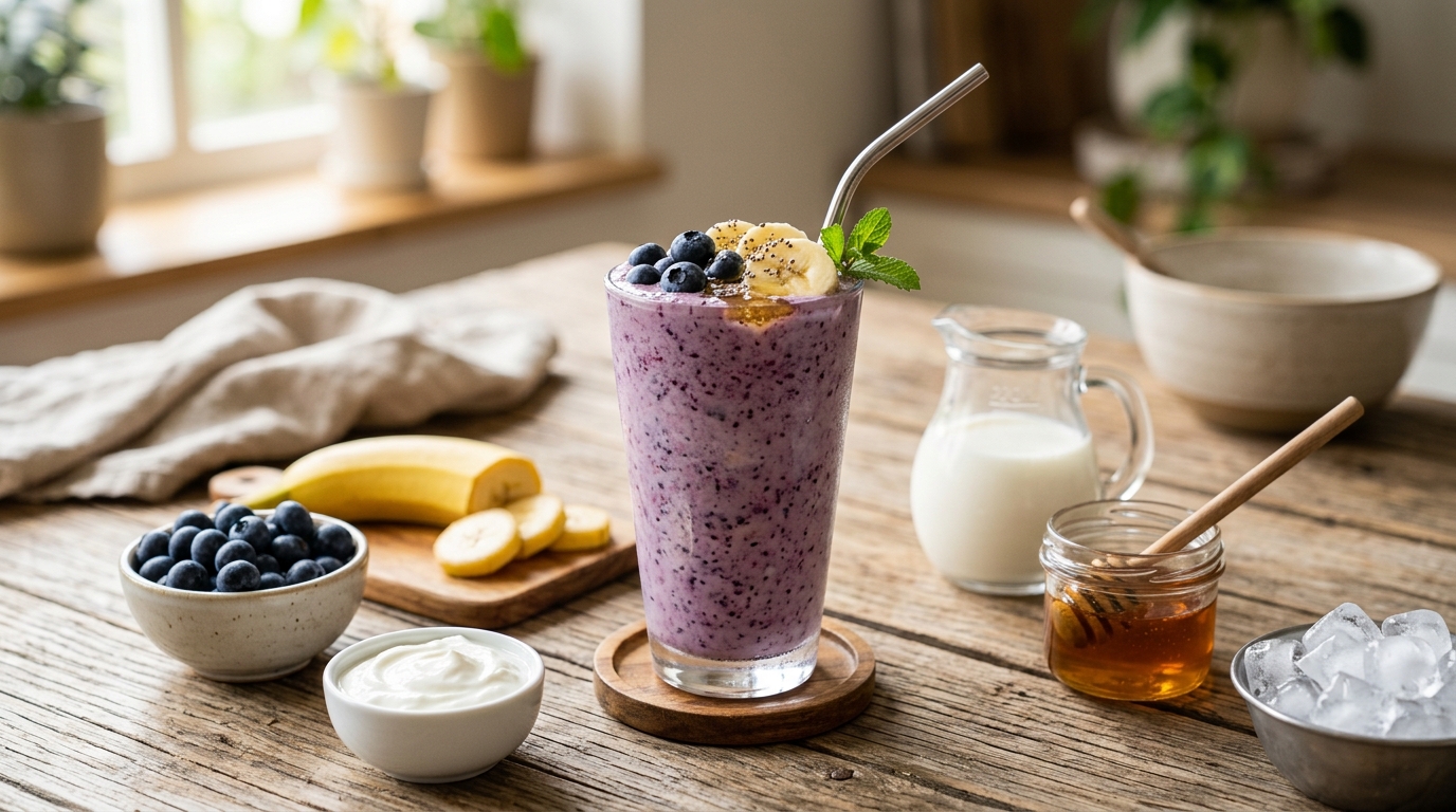 Blueberry Yogurt Smoothie