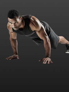 Plank step out - increase overall stability