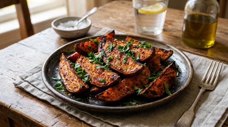 Argentine Roasted Sweet Potatoes (Batata Asada)
