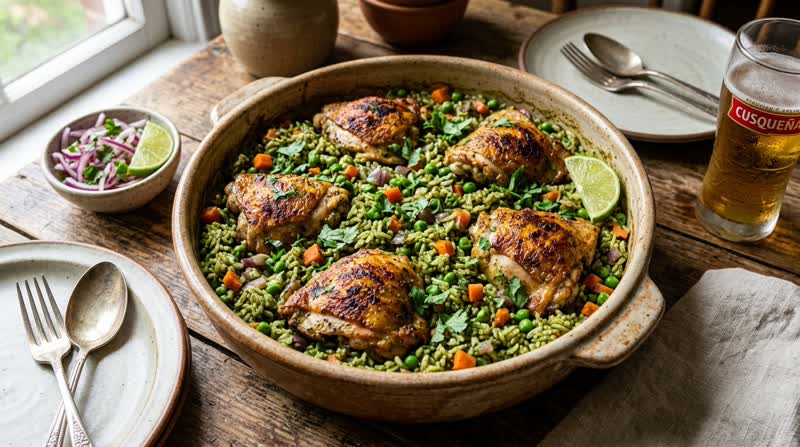 Arroz con Pollo (Peruvian Style)