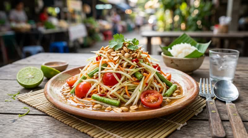 Som Tum (Green Papaya Salad)