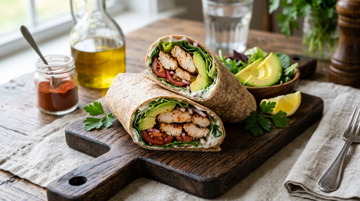 Chicken and Avocado Wrap