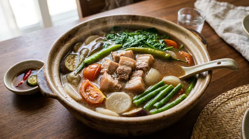 Filipino Sinigang na Baboy (Pork Sour Soup)