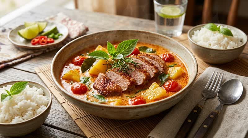Thai Red Curry with Duck