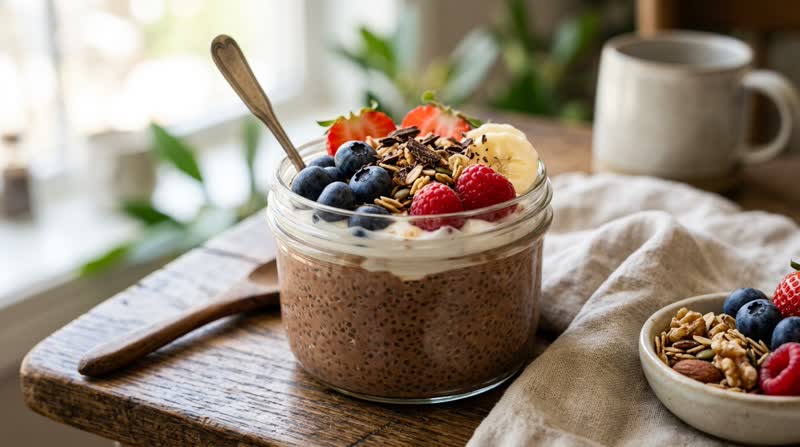 Chocolate Chia Pudding (2 servings)