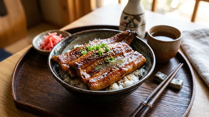 Unagi Don (Grilled Eel Rice Bowl)
