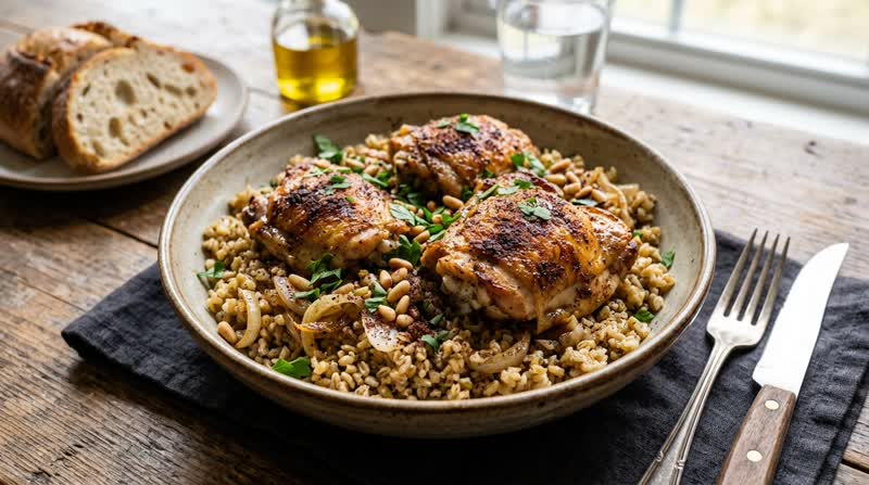 Freekeh with Chicken