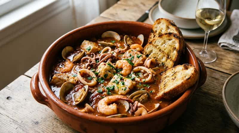 Cacciucco Livornese (Tuscan Fish Stew)