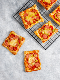 Chaffles - Basic (Pepperoni Pizza  Snickerdoodle Chaffles)