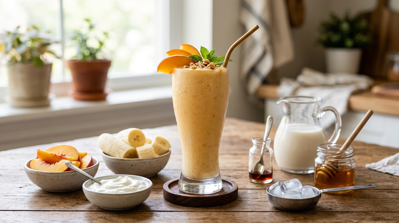 Peach Vanilla Smoothie