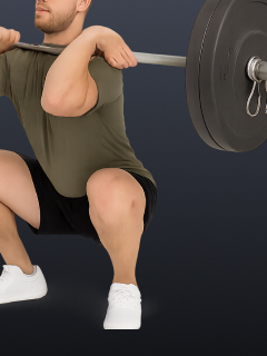 Steel-Set Front Squat Smash
