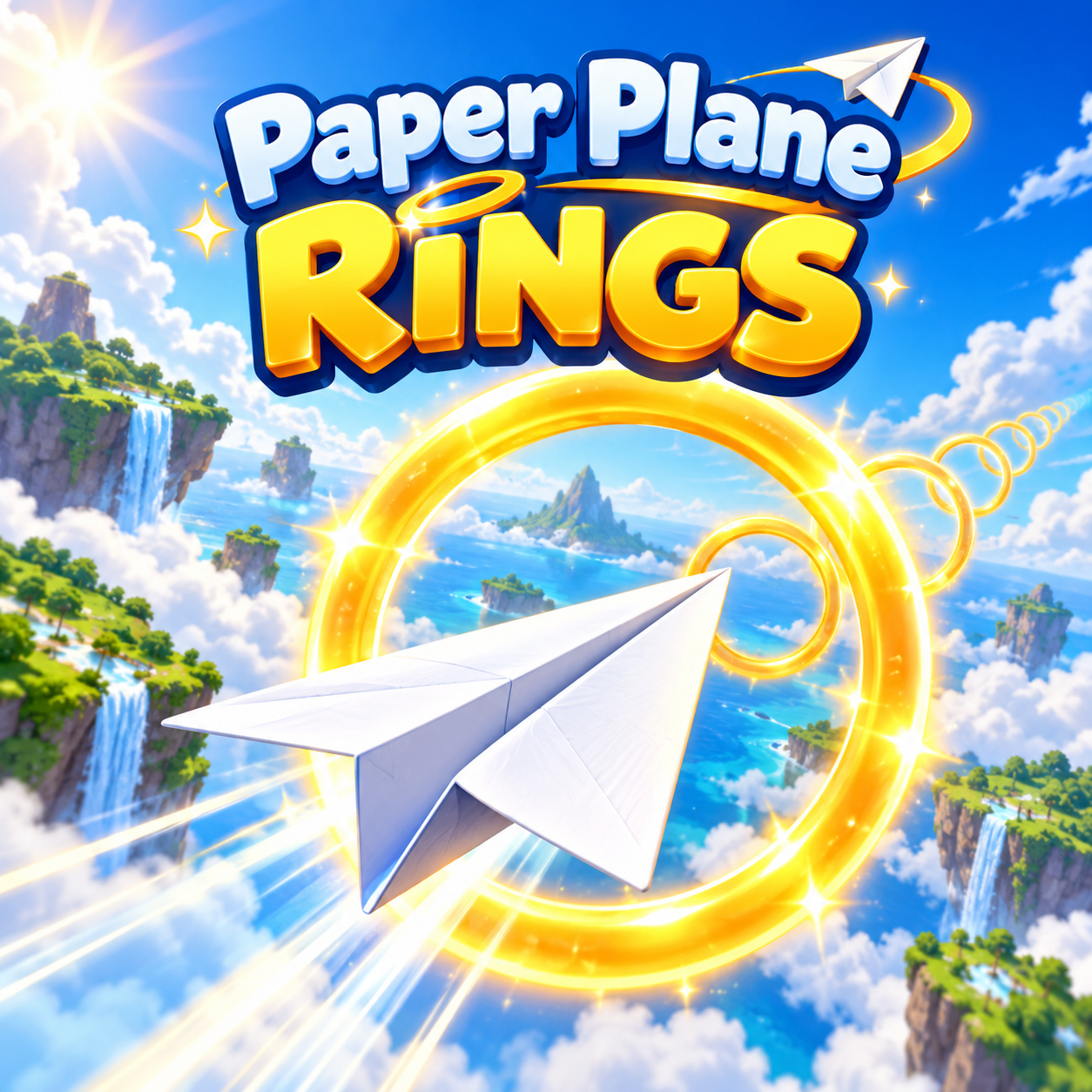Paper Plane Rings