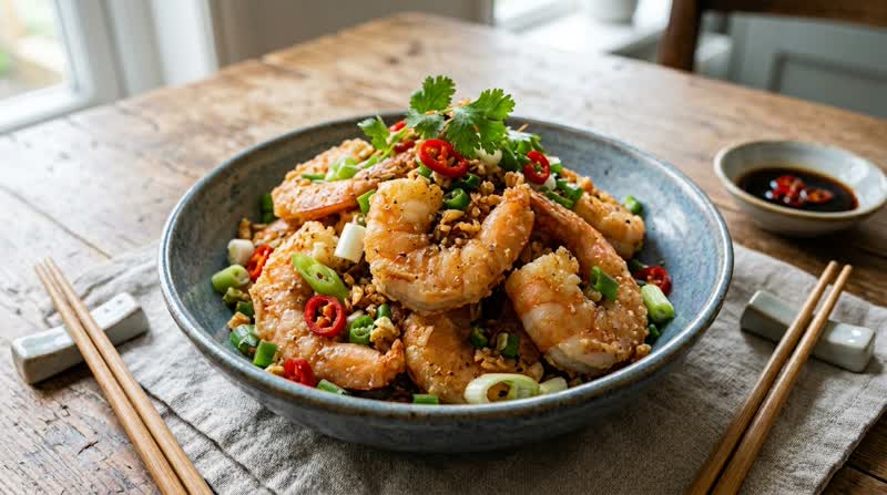 Crispy Salt and Pepper Shrimp