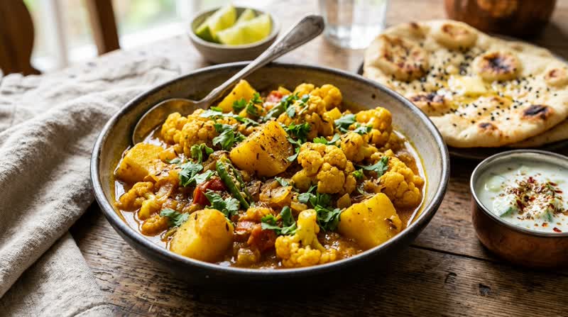 Aloo Gobi (Potato and Cauliflower Curry)