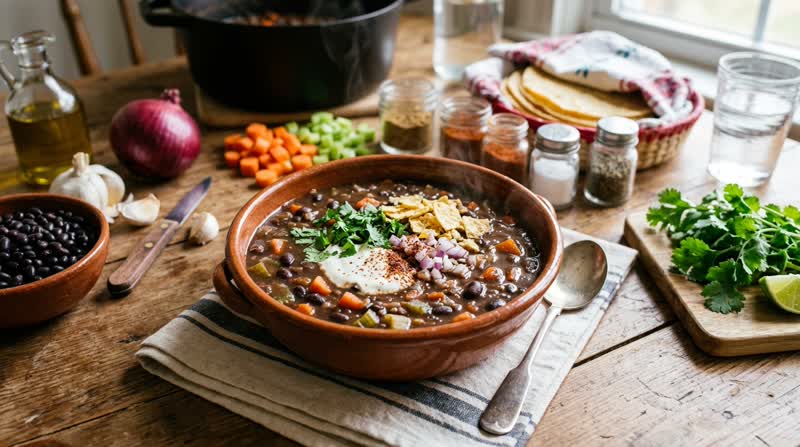 Mexican Black Bean Soup