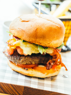 Bacon Wrapped - Cheese Stuffed Burgers
