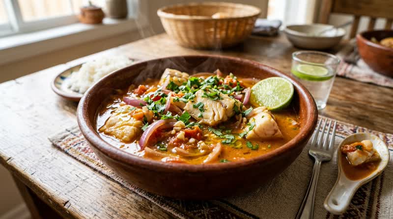 Sudado de Pescado (Peruvian Fish Stew)