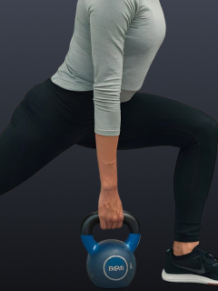 Dumbbell Forward Lunge Power Move
